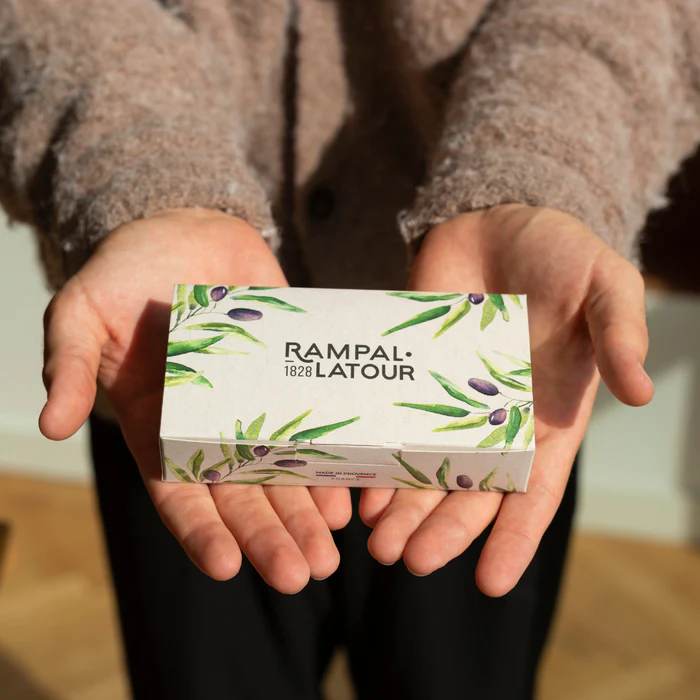 Coffret duo savons de Marseille blanc et vert - 150g