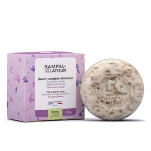 Savon surgras fleurs de lavande - 125g