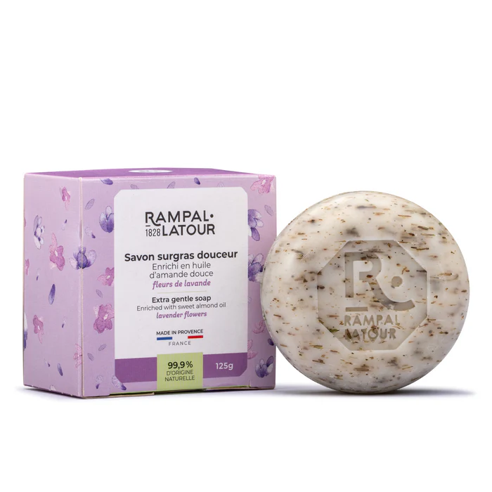 Savon surgras fleurs de lavande - 125g